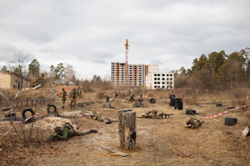 War-torn Ukraine